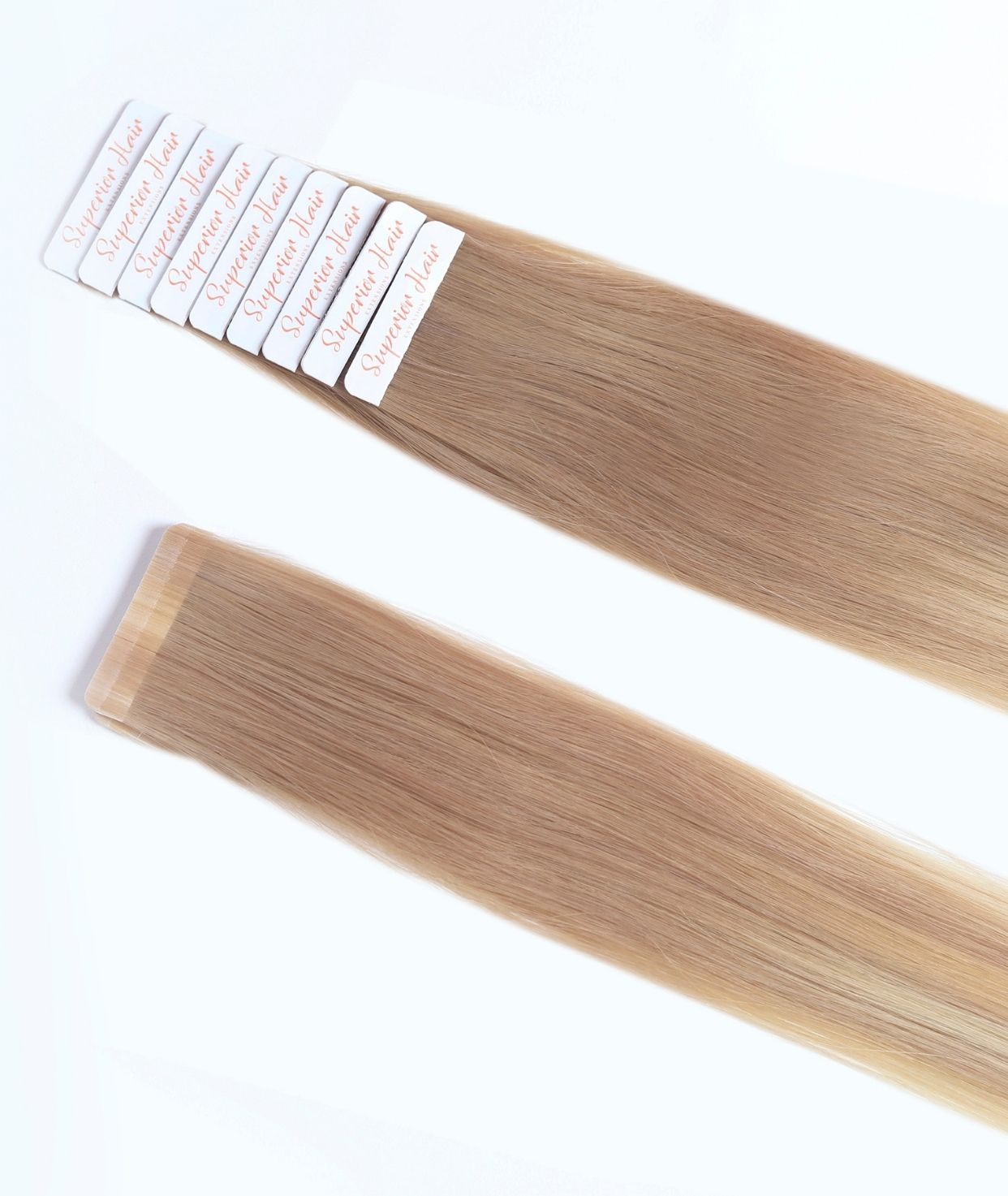 #Sandy Blonde Balayage Seamless Tape In Hair Extensions