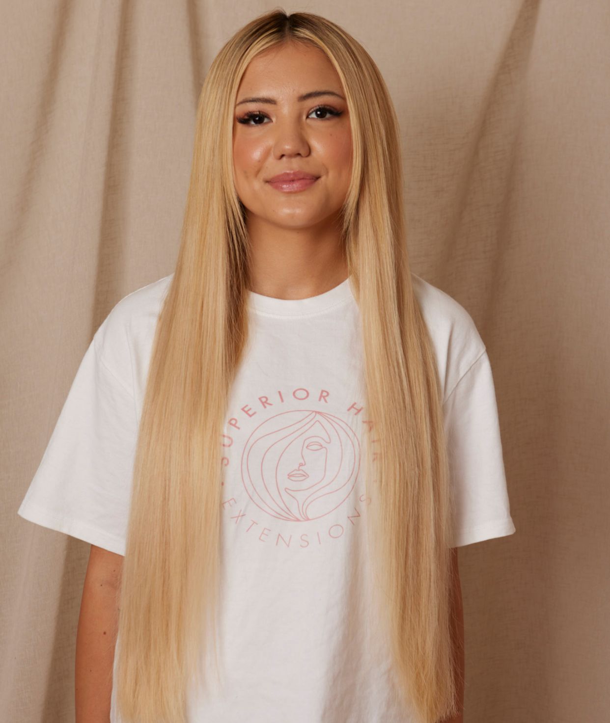 #Sandy Blonde Balayage Invisi Butterfly Weft Hair Extensions