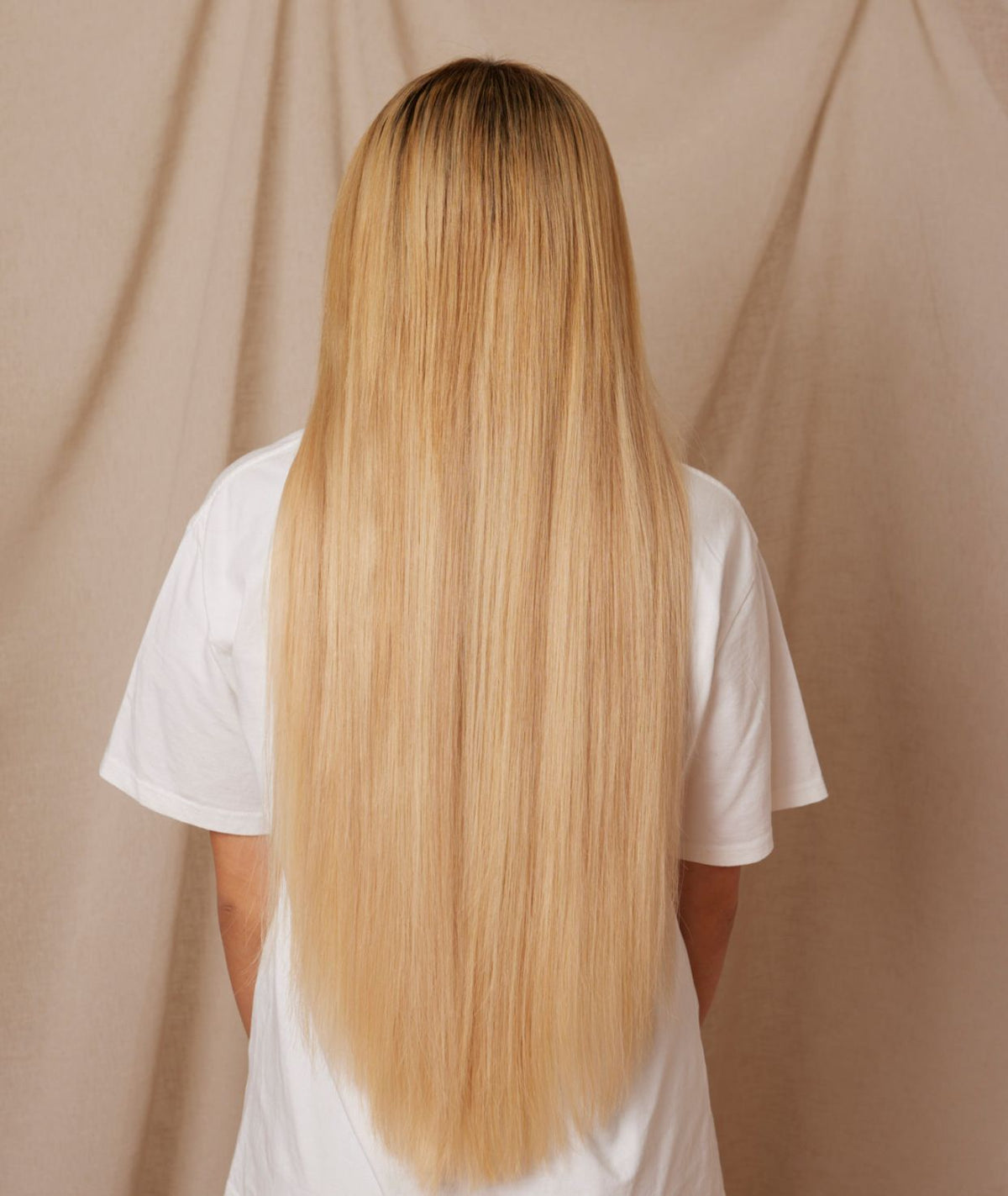 #Sandy Blonde Balayage Invisi Butterfly Weft Hair Extensions