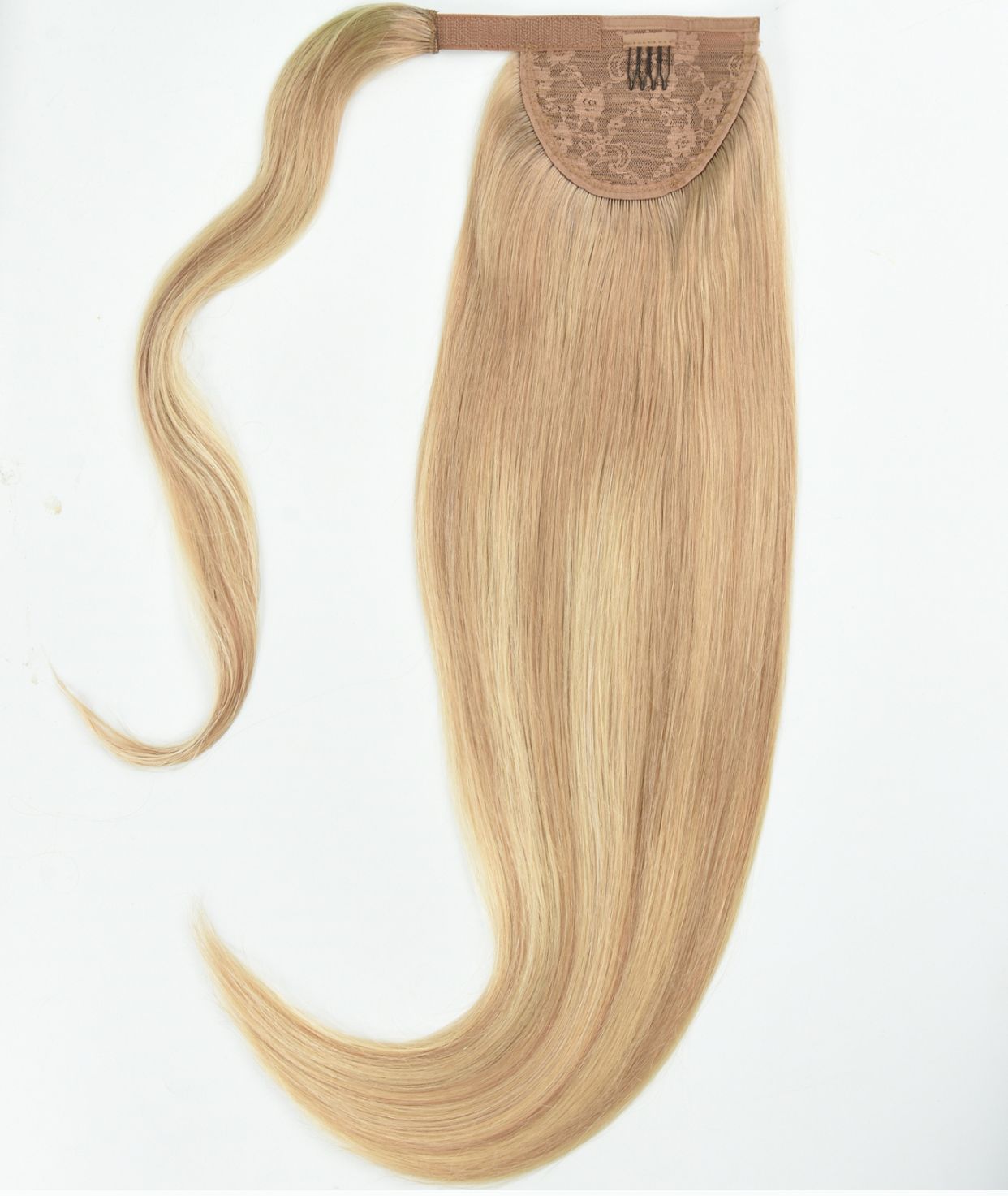 #Sandy Blonde Balayage Ponytail Extensions