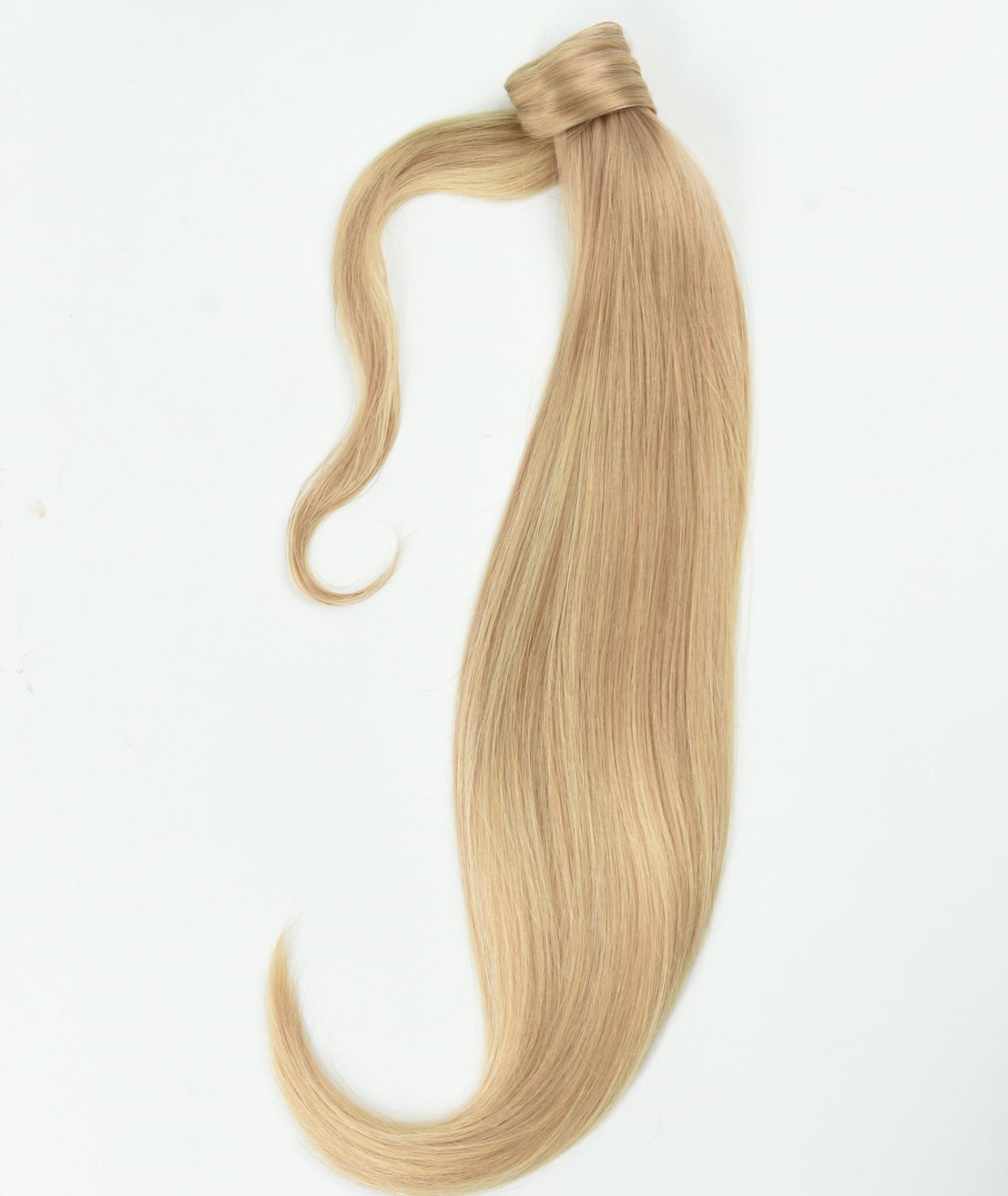 #Sandy Blonde Balayage Ponytail Extensions