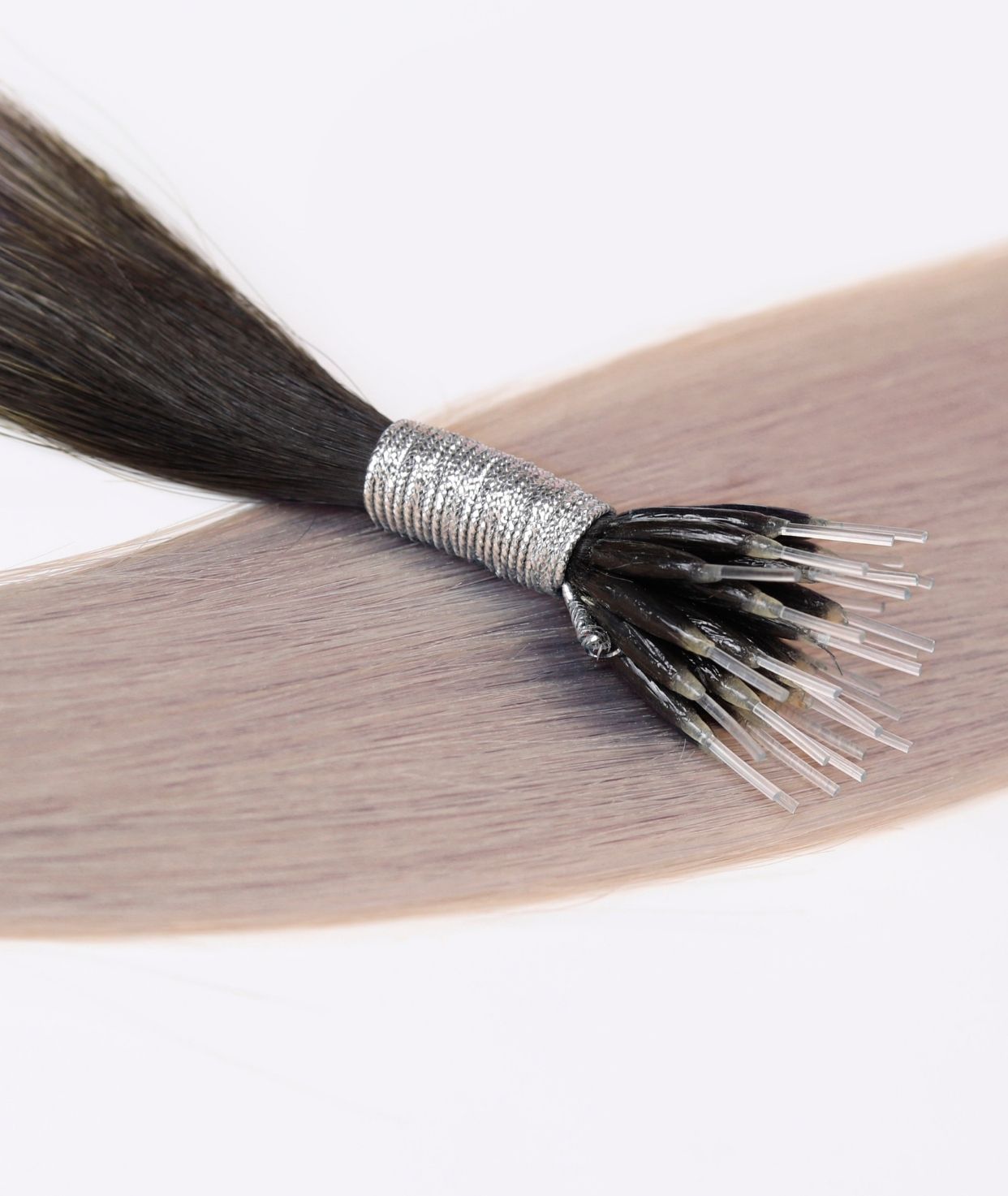 #Smokey Ombre Balayage Nano Tip Hair Extensions