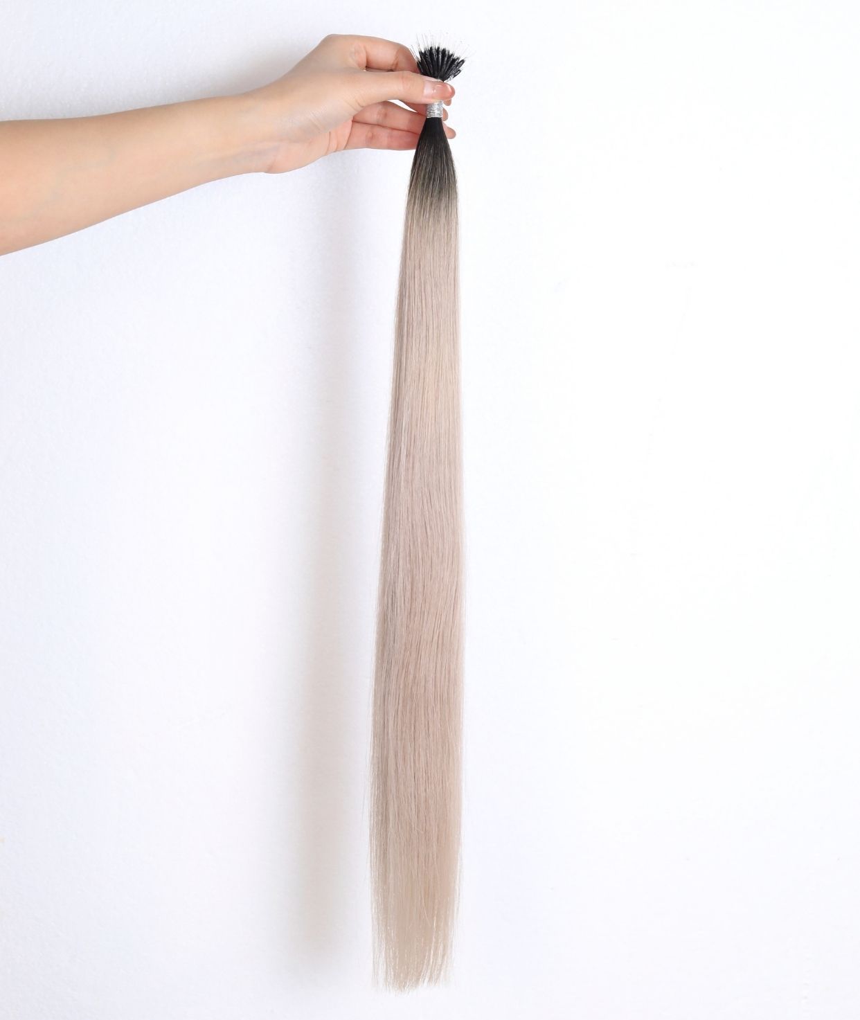 #Smokey Ombre Balayage Nano Tip Hair Extensions