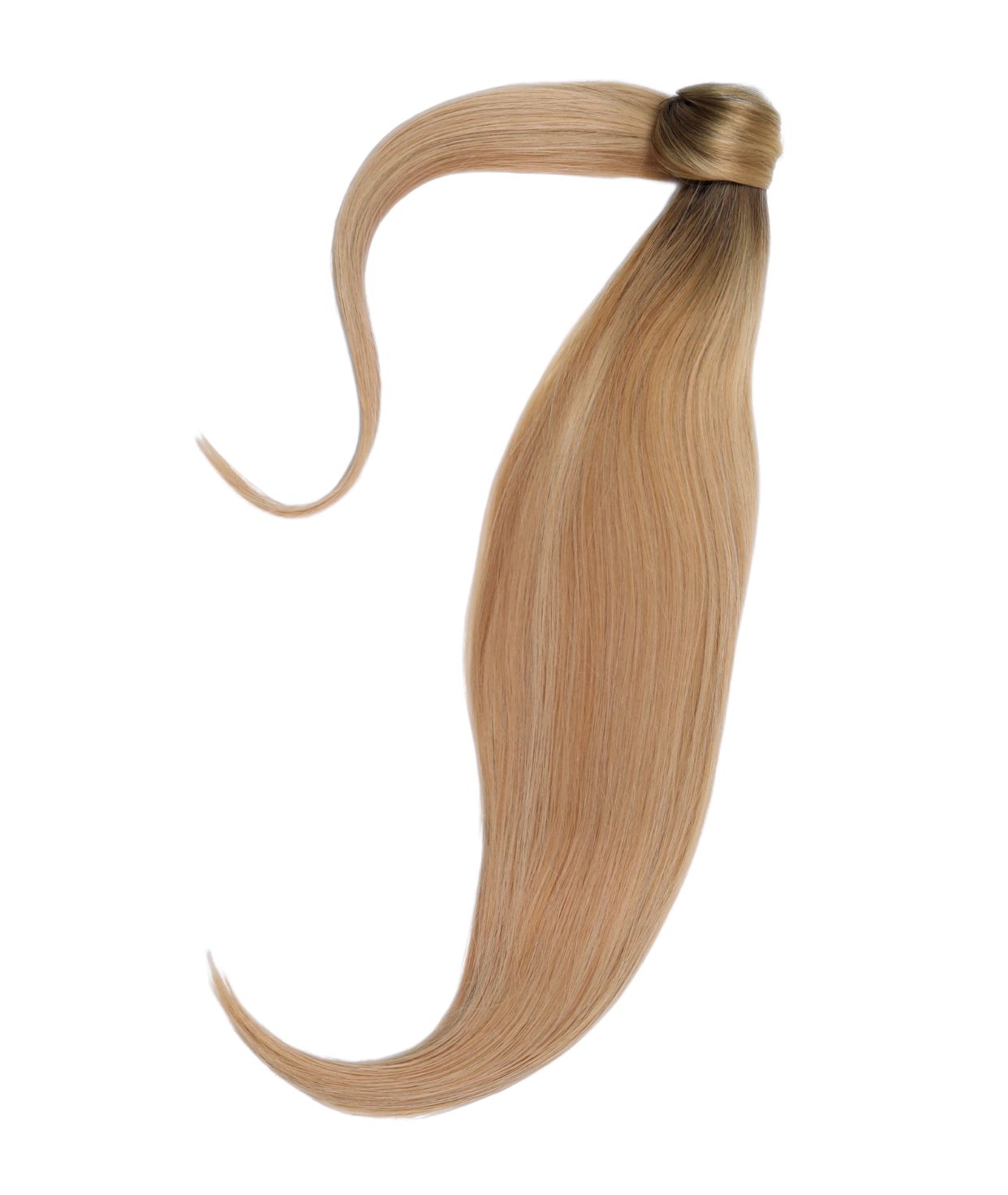 #Toffee Cream Balayage Ponytail Extensions