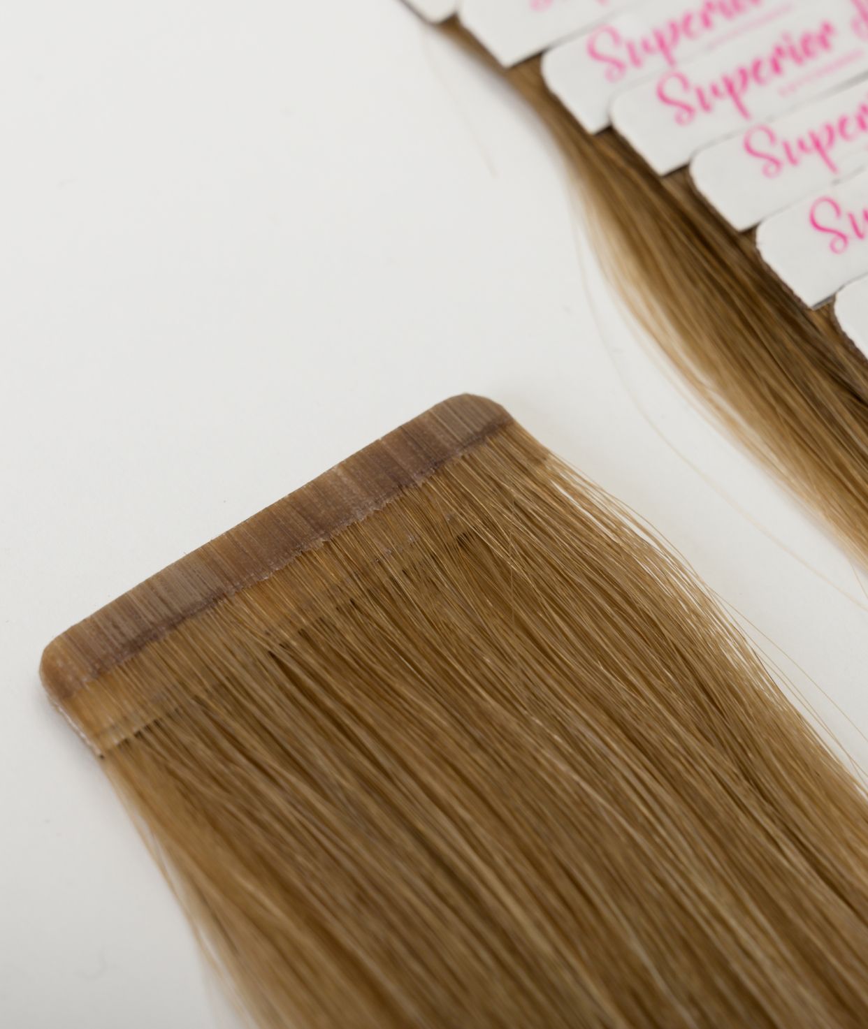 #Toffee Cream Balayage Seamless Tape In Extensions