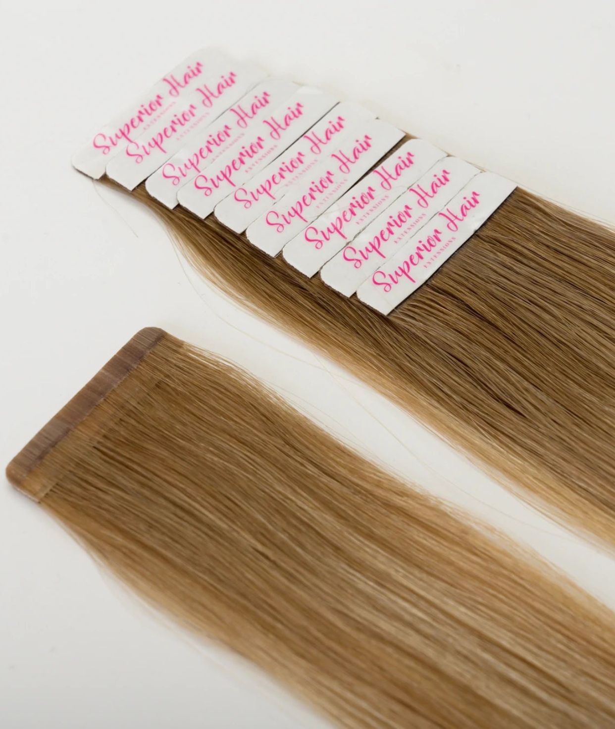 #Toffee Cream Balayage Seamless Tape In Extensions