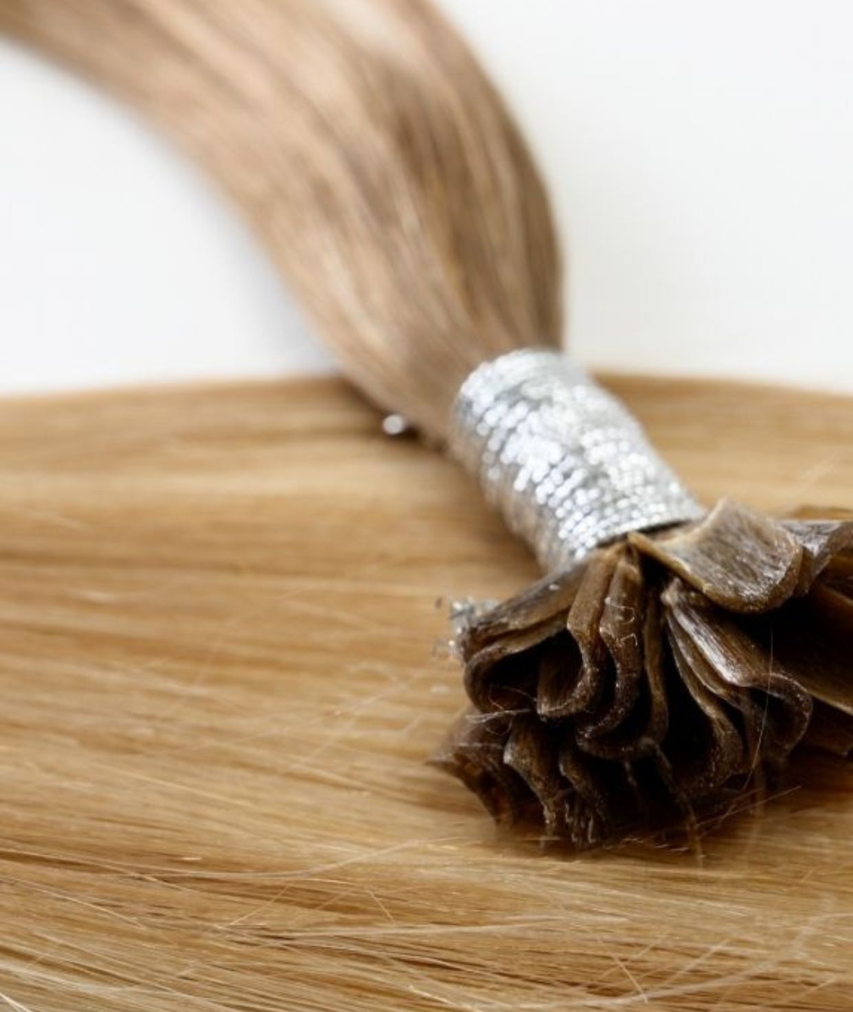 #Toffee Cream Balayage Pre Bonded U Tip Extensions