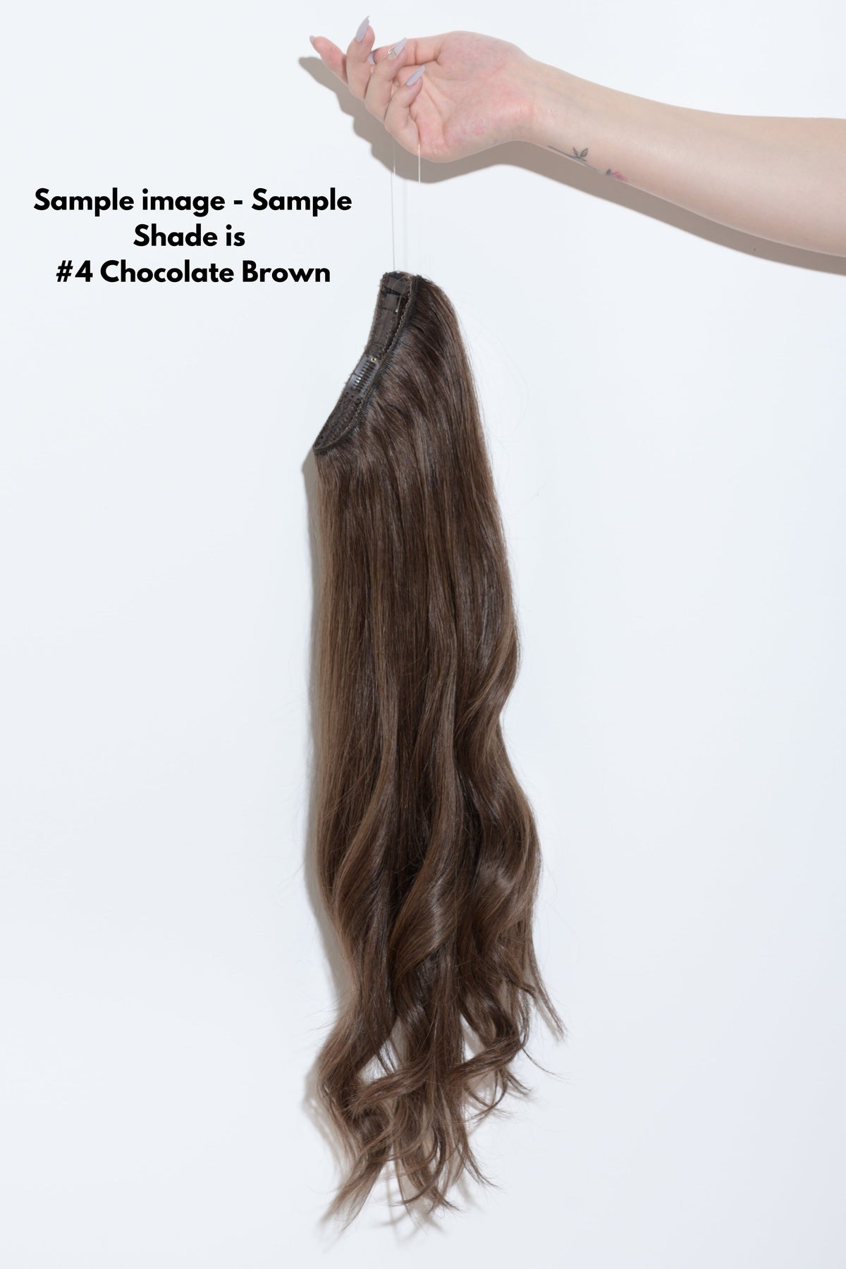 #Smokey Ombre Classic Halo Hair Extensions