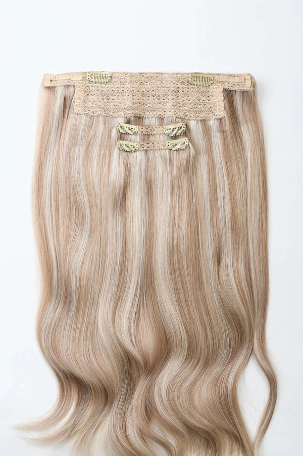 Blonde buy Mixed Halo Extension 18-22 inches!!