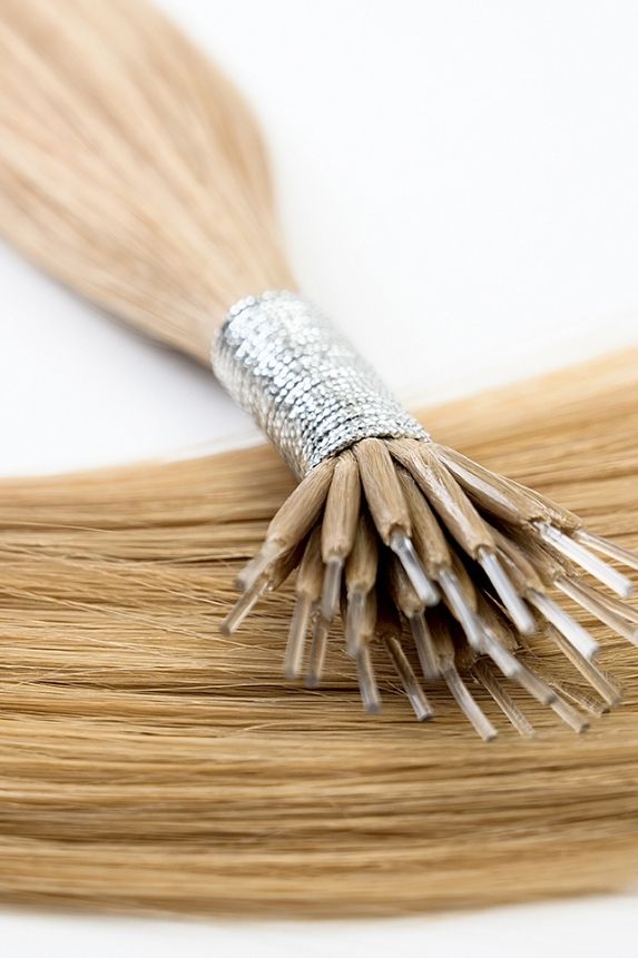rollover-image. #23 Golden Blonde Nano Tip Hair Extensions. Superior Hair Extensions
