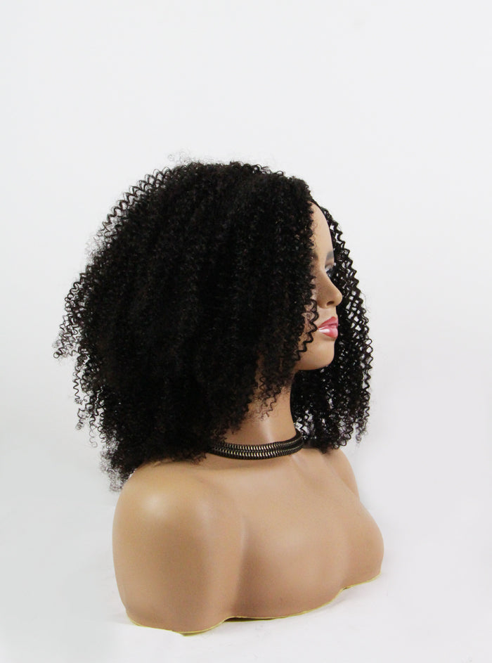 hair 3c, black curly wig
