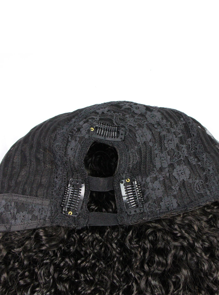 curling u part wig, curling wig human hair