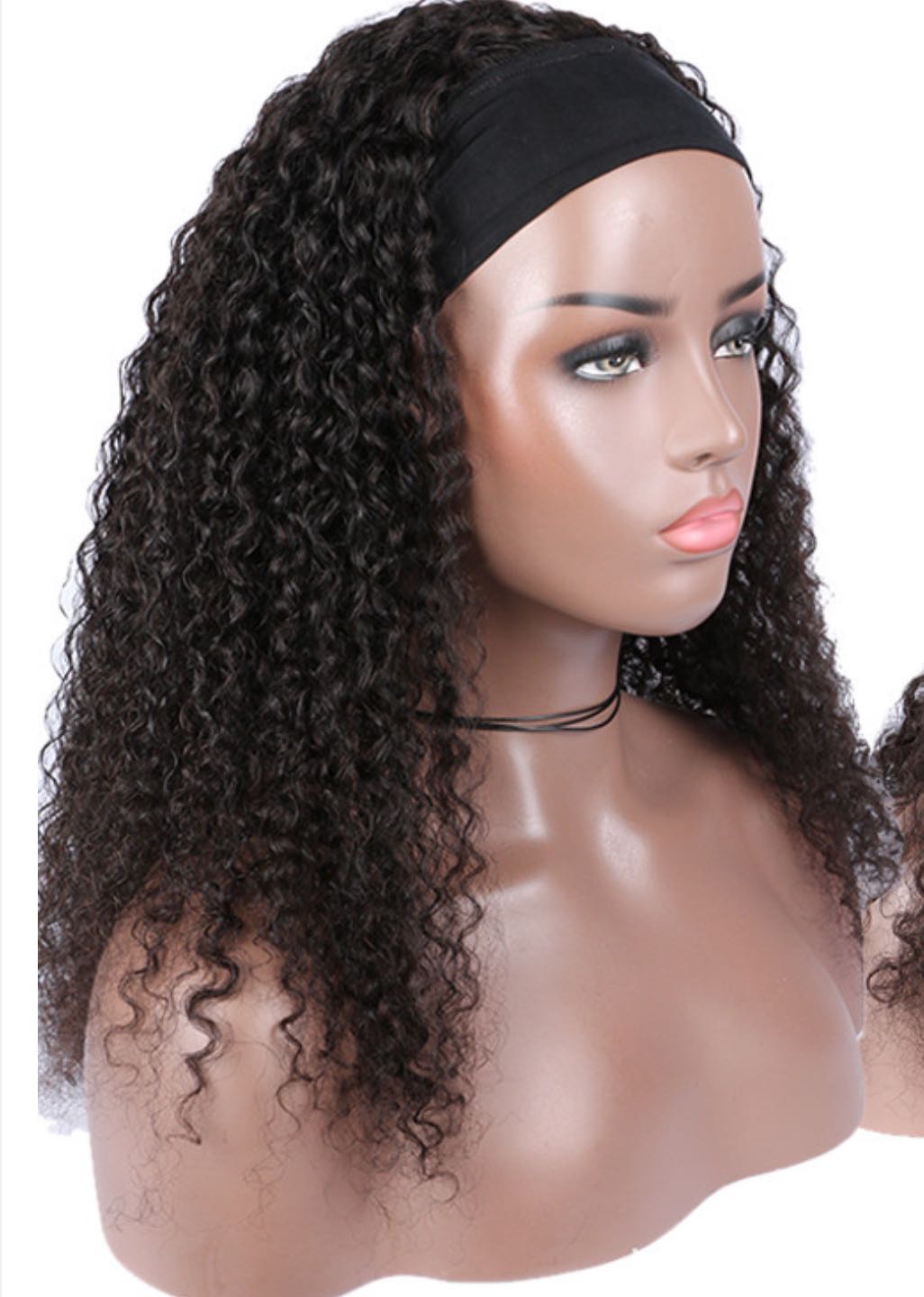 Curly Headband Wig
